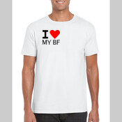 I Love My BF Novelty Shirt