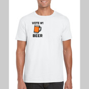 Vote #1 Beer Novelty Shirt